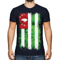 Abkhazia Grunge Flag Men T-Shirt Apsny Abkhaz Abkhaziya Abkhaz