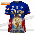 Unisex Shirt - Custom Cape Verde World Cup 2026 3D Shirt L770