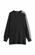 Adidas Y3 3 STRIPE LONG SLEEVE T-SHIRT Black Size Large BNWT Genuine Over-sized