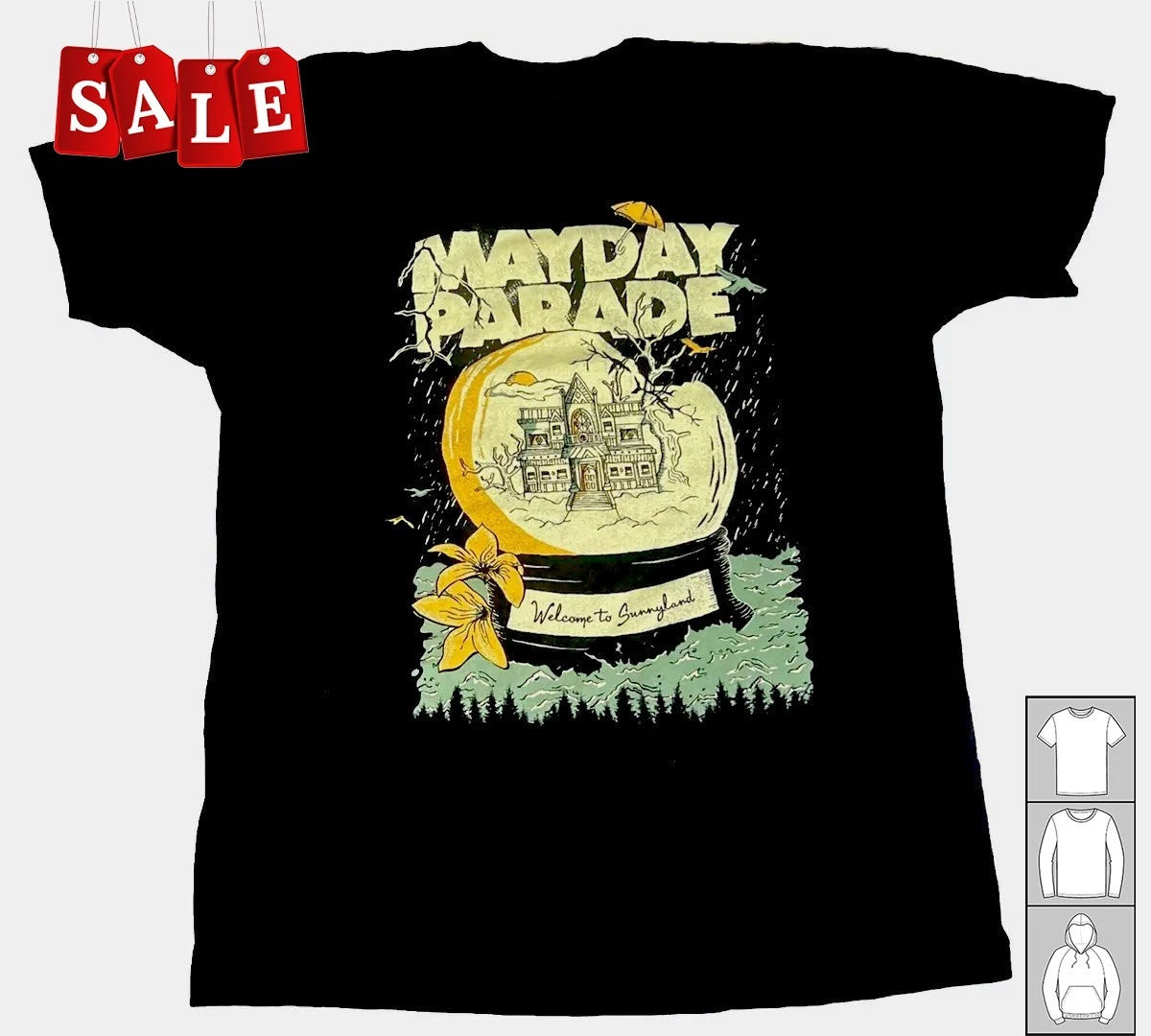 New Mayday Parade Sunny land Gift Family Unisex S-5XL Shirt  TH535