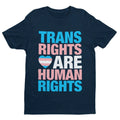 LGBTQIA+ T Shirt TRANS RIGHTS ARE HUMAN RIGHTS Pride TShirt Gift Woke Inclusive