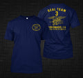 Navy SEAL Team Three DEVGRU Coronado -  Custom Men's Back and front T-Shirt Tee