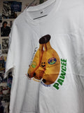 New Pop Banana Art Stylish and Unique Imported T Shirt Overseas Import Size L Wh