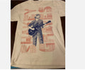 Shakey Graves Concert T-shirt Beige Remake Cotton NI1779