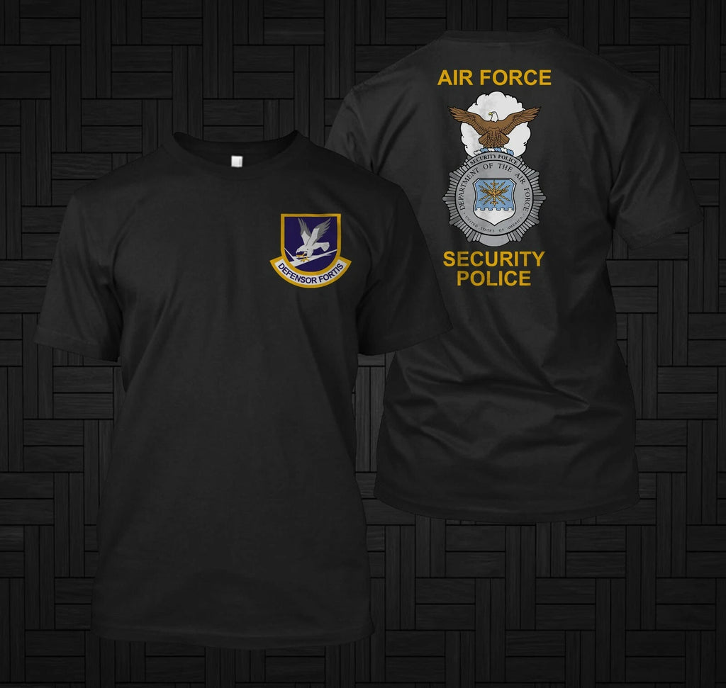 Air Force Security Police Forces Defensor Fortis   -  Custom front and back tee