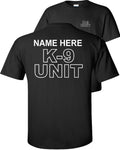 Custom Police K-9 Unit T-Shirt