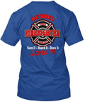 Retired Firefighter 1 T-Shirt Made in the USA Size S to 5XL