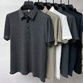 Mesh Ice Silk Short-Sleeved T-Shirt Men's Ice Silk Short Sleeve Shirt