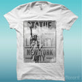 T-shirt Man Statue Of Liberty' New York City Gift Idea Road To Happiness