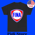 Fina Oil Men's Black Size S to 3XL