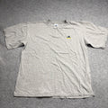 Adidas Shirt Mens Extra Large Gray Graphic Logo  Short Sleeve Stretch