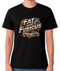Fat And Furious T-Shirt Funny Car Racing Fast Movie Parody Graphic Tee