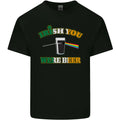 Irish You Were Beer St Patricks Day Beer Mens Cotton T-Shirt Tee Top