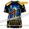Unisex Shirt - Custom Dr Congo World Cup 2026 3D T-Shirt HS1291