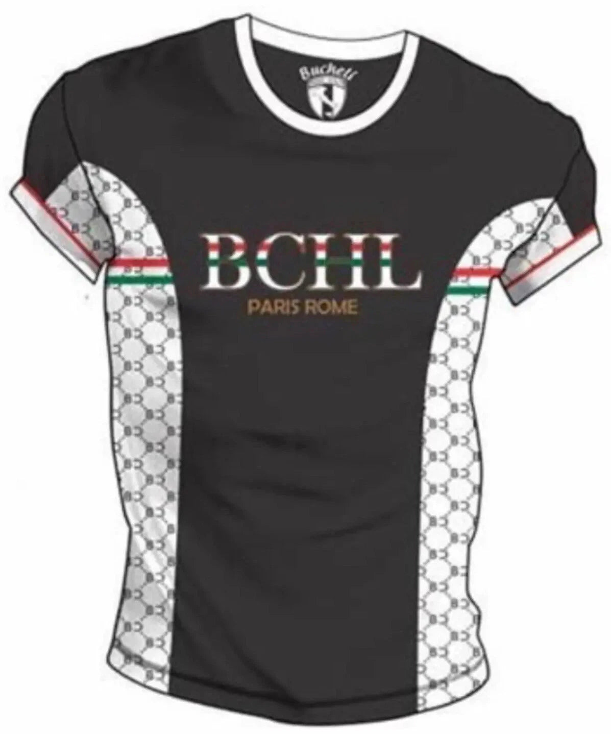 Men's Bucheli T Shirt,Italian Style,Cotton,Slim Fit,Stretch 2XL…A21.A