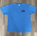 Hanes Heavyweight Y2K Dance Express Blue Men's L T-Shirt