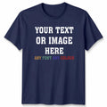 Custom Personalised Unisex T-Shirt Your Text Or Image Any Font Any Colour