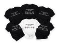 Personalised Hen party t-shirts , Friends Wedding Tee