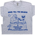 Bigfoot Beer Shirt Cool Alien Shirt Vintage Bar Pub T Shirt Weird Cryptozoology