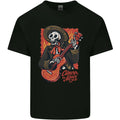 Mariachi Skeleton Cinco De Mayo Skull Mens Cotton T-Shirt Tee Top