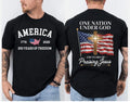 One Nation Under GOD 250 Years of Blessing 250th Anniversary Patriotic 2 Sided