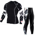 Mens Compression Top Workout cross fit MMA Cycling Running High Quality