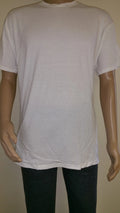 12 Pack Imported 100% Cotton White Short Sleeve Irregular T-Shirt S-2XL