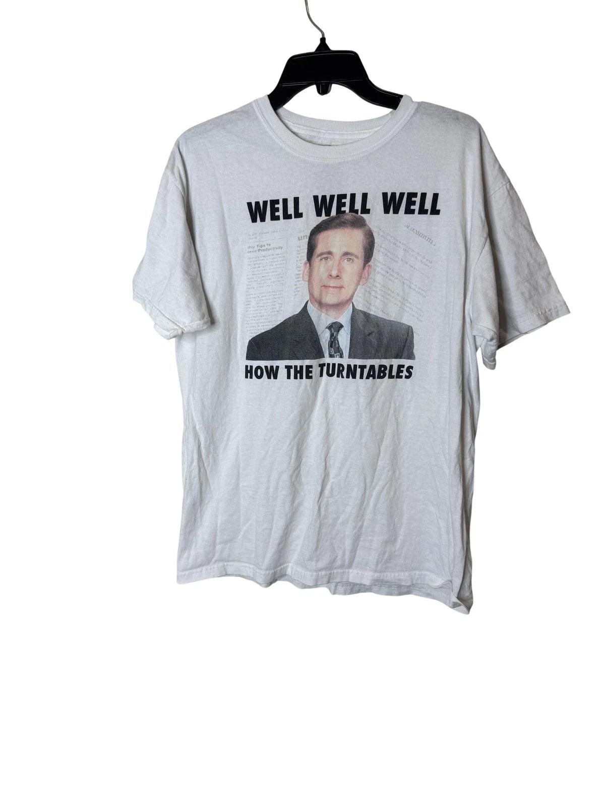 Ripple Junction The Office Michael Scott Shirt Mens Large White Well Graphic Tee