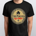 THE POGUES Irish Pub Rock T-SHIRT sizes S M L XL XXL 3 4 XL Black White