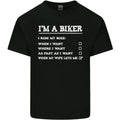 Motorbike Im a Biker When My Wife Funny Mens Light Cotton T-Shirt