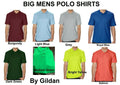 BIG LARGE Mens polo shirt GILDAN work wear casual workwear 2XL XXL  3XL XXXL NEW