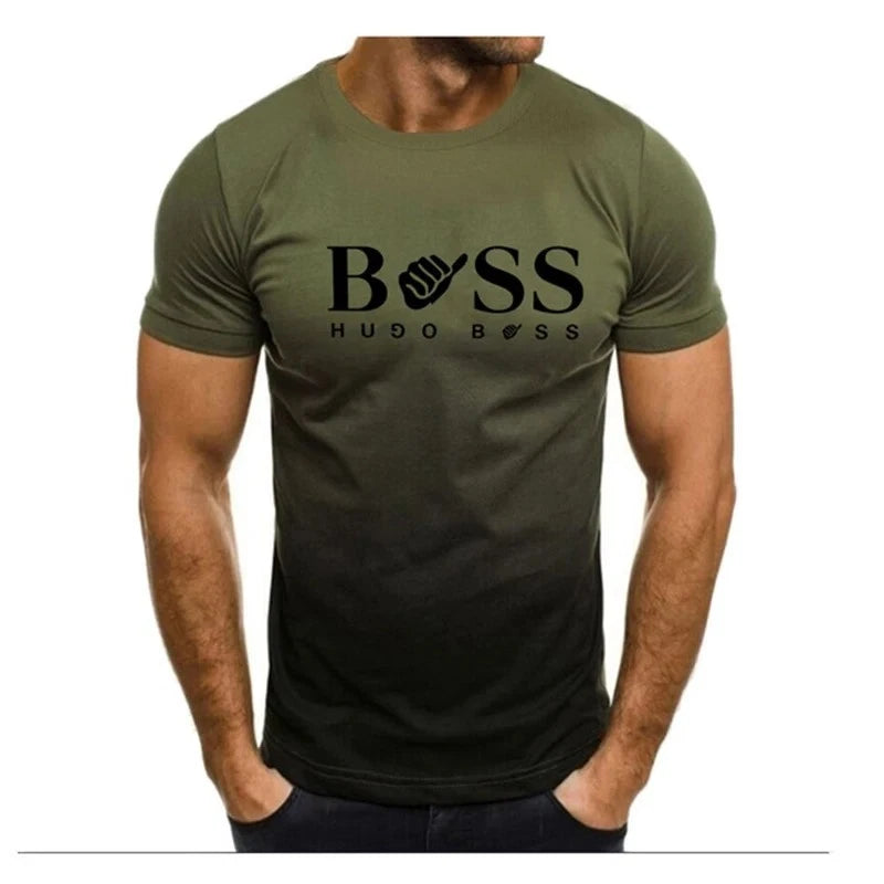 Men's T-Shirt Stylish Vibrant Sports Top Quick-Drying Breathable Regular Size UK