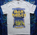 Iron Maiden Powerslave Free Shipping New Official T-Shirt Japan Flyer Tour 1985