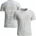Personalized short-sleeved T-shirt (men /women) with custom text logo/Image