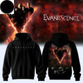 Evanescence World Tour 2026 Signature Hoodie T-Shirt