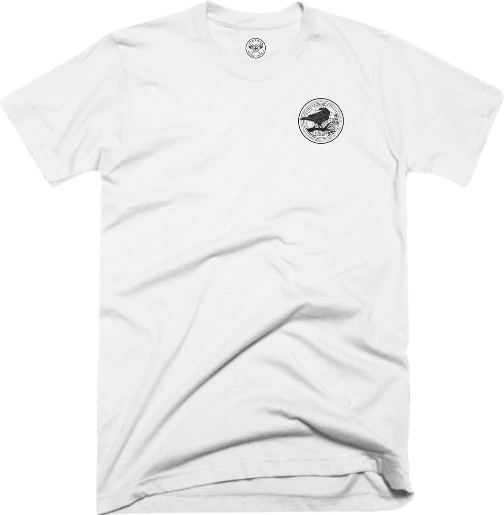 Vikings Crow T Shirt Pocket Vikings Clothing Huginn Muninn Raven Thor Odin Top