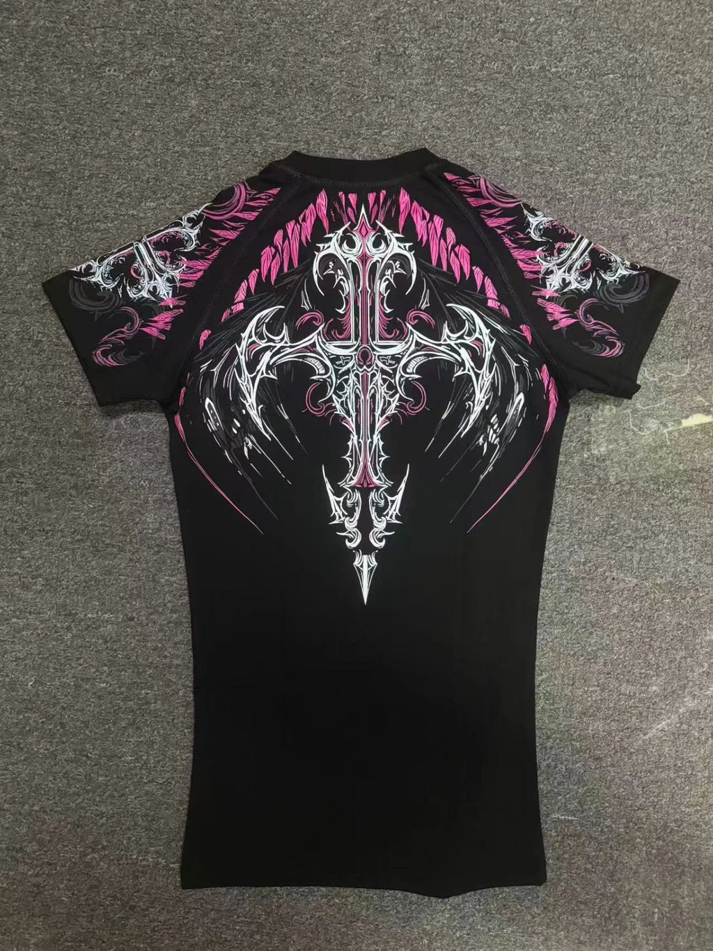 Breathedivinity Tight Elastic Fitness Training Short Sleeve Shirt