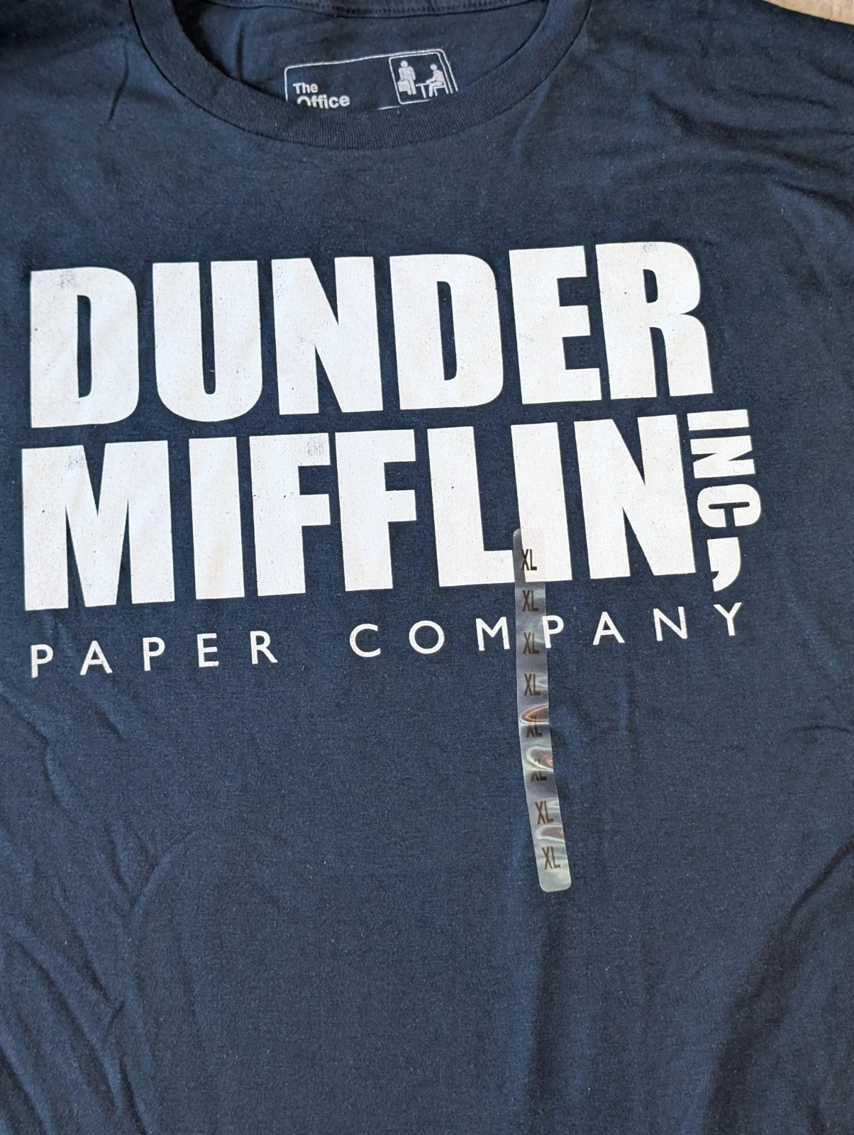 Ripple Junction Dunder Mifflin The Office Navy Cotton Men's Graphic T-Shirt XL