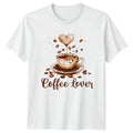 Coffee Lover T-Shirt Coffee Enthusiast Birthday Gift For Him And Her