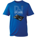 Personalised DJ Any Name In The Mix Mens T-Shirt Music Lover Deejay Tee Gift Top