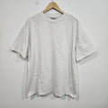 Privacy Blank White T-Shirt Size XL Oversized Boxy Fit Heavy Weight Cotton Tee