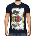 Saint Barthelemy Grunge Flag Men T-Shirt Saint Barthelemy T-Shirt Gift