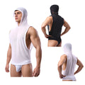 Men's Tank Top Glossy T-Shirt Hooded Undershirts Casual Shirts Daily Wear Vest