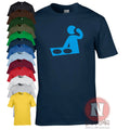 DJ graphic T-shirt for clubbing dance music house techno festival and rave