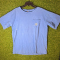 Vintage 80s Make The Run Ski Graphic Tee Blue Single Stitch Distressed Men's L