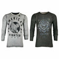AMERICAN FIGHTER Men's Reversible Thermal shirt FORT HAYS Athletic Biker
