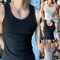 Fashionable Vertical Stripe Bodybuilding Vest Top for Sports Activities