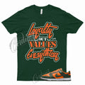 LYLTY Shirt for Dunk Low Miami Orange Team Green High Rain FAMU Hurricane Forest