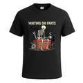 Waiting On Parts Skeleton Human Funny Animal T-Shirt For Mens Novelty Tee Top