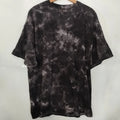 New XL InuYasha T-shirt XL 24x31" Mis Manos Tour Black Gray Tie Dye Simple Blank